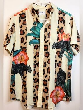 Leo Pantera Weekend Shirt  (M, Ptp 21”) NWOT